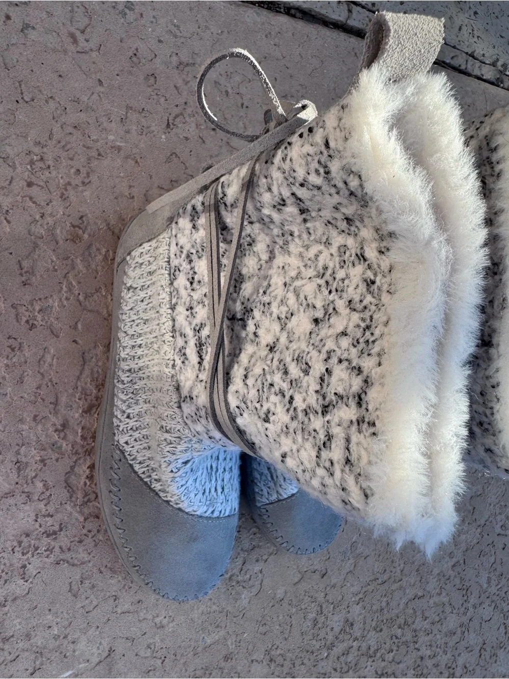 TOMS Women's Nepal boot Drizzle Grey Suede US Size 7